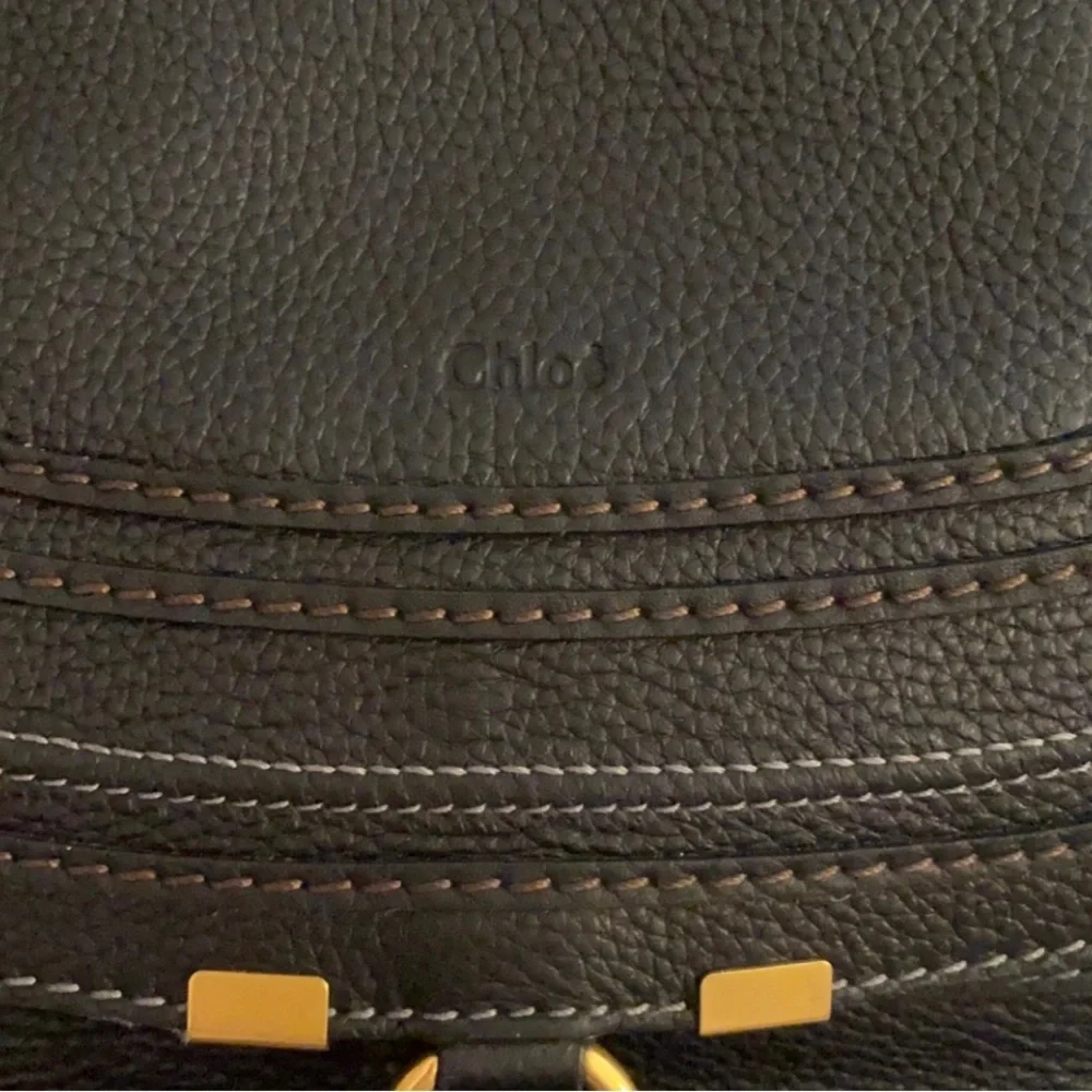 Chloe Black Shoulder Bag with Gold Hardware - Picture 8 of 10